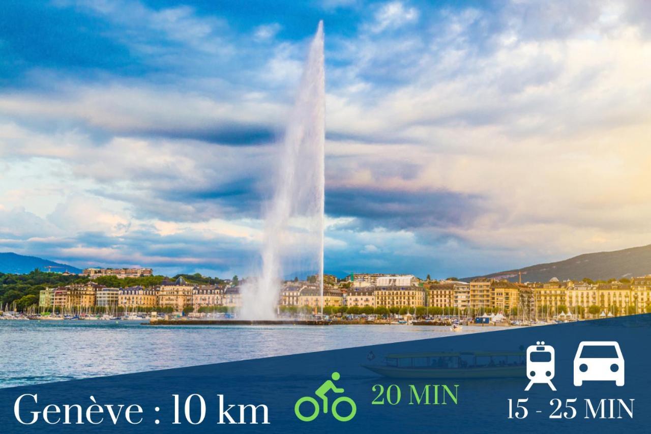 Homey Lotus Centre / Proche Gare Avec Acces A Geneve Annemasse Zewnętrze zdjęcie
